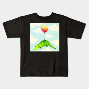 Alligator & Red Balloon Kids T-Shirt